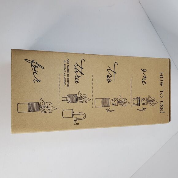 Syndicate Home And Garden Stacked Herb Garden Self Watering Jar Teal New - Picture 6 of 7